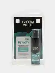 Спрей для полости рта освежающий FRESH со вкусом мяты GLOBAL WHITE, 15 мл