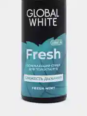 Спрей для полости рта освежающий FRESH со вкусом мяты GLOBAL WHITE, 15 мл