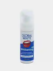 GLOBAL WHITE отбеливающая пенка для полости рта, со вкусом мяты, 50 мл