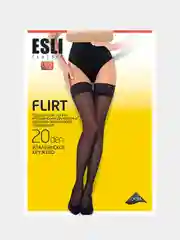Бежевый чулки женские Esli Flirt 20