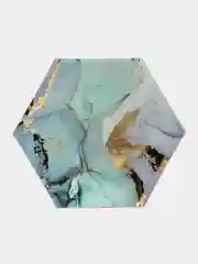 Бирюзовый тарелки и стаканы одноразовые , прочные