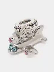 Серый меланж шармы, бусины для создания украшений