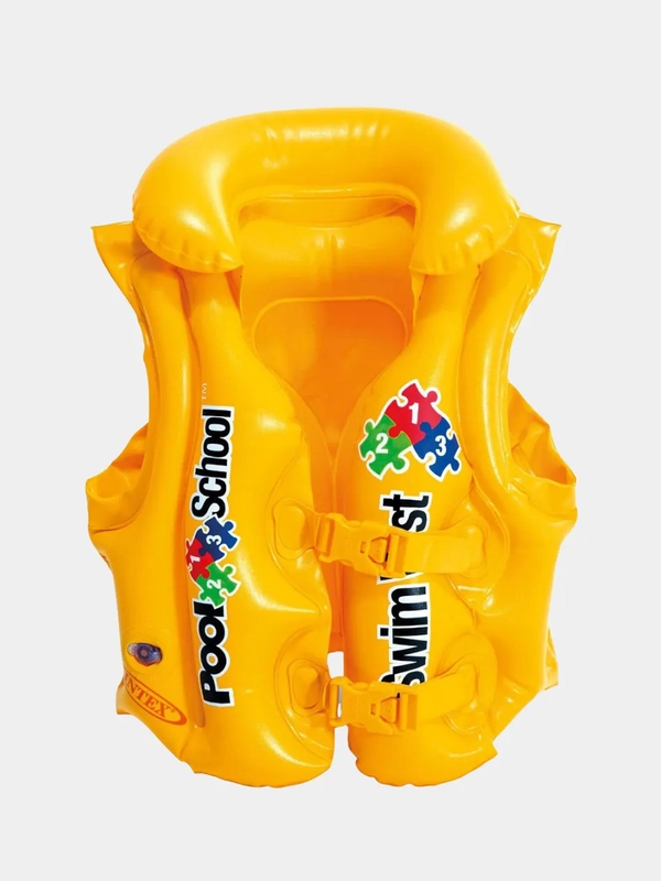 Жилет для плавания Intex Pool School Deluxe Swim Vest 3-6 лет (50 х 47 см)