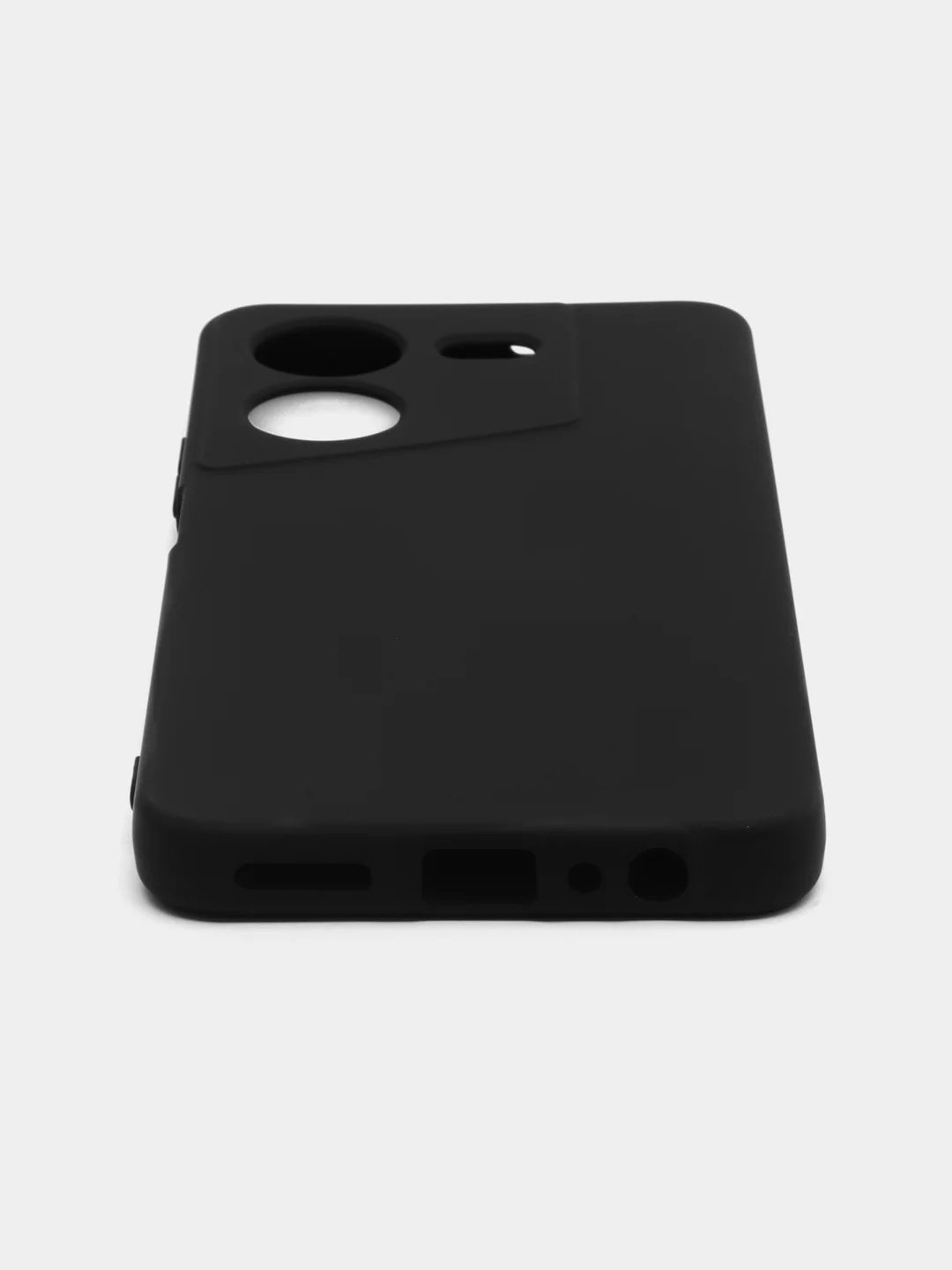 Черный чехол для Tecno Pova 5, Техно Пова 5, силиконовый Silicone Cover
