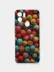 Оранжевый чехол для Xiaomi Redmi A2 Plus / A2+, Сяоми Редми А2, силиконовый, с рисунком