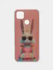 Кораллово-розовый чехол Xiaomi Redmi 10A, Redmi 9C, Сяоми Редми 10А, Редми 9С с рисунком