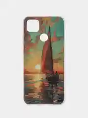 Салатовый чехол Xiaomi Redmi 10A, Redmi 9C, Сяоми Редми 10А, Редми 9С с рисунком