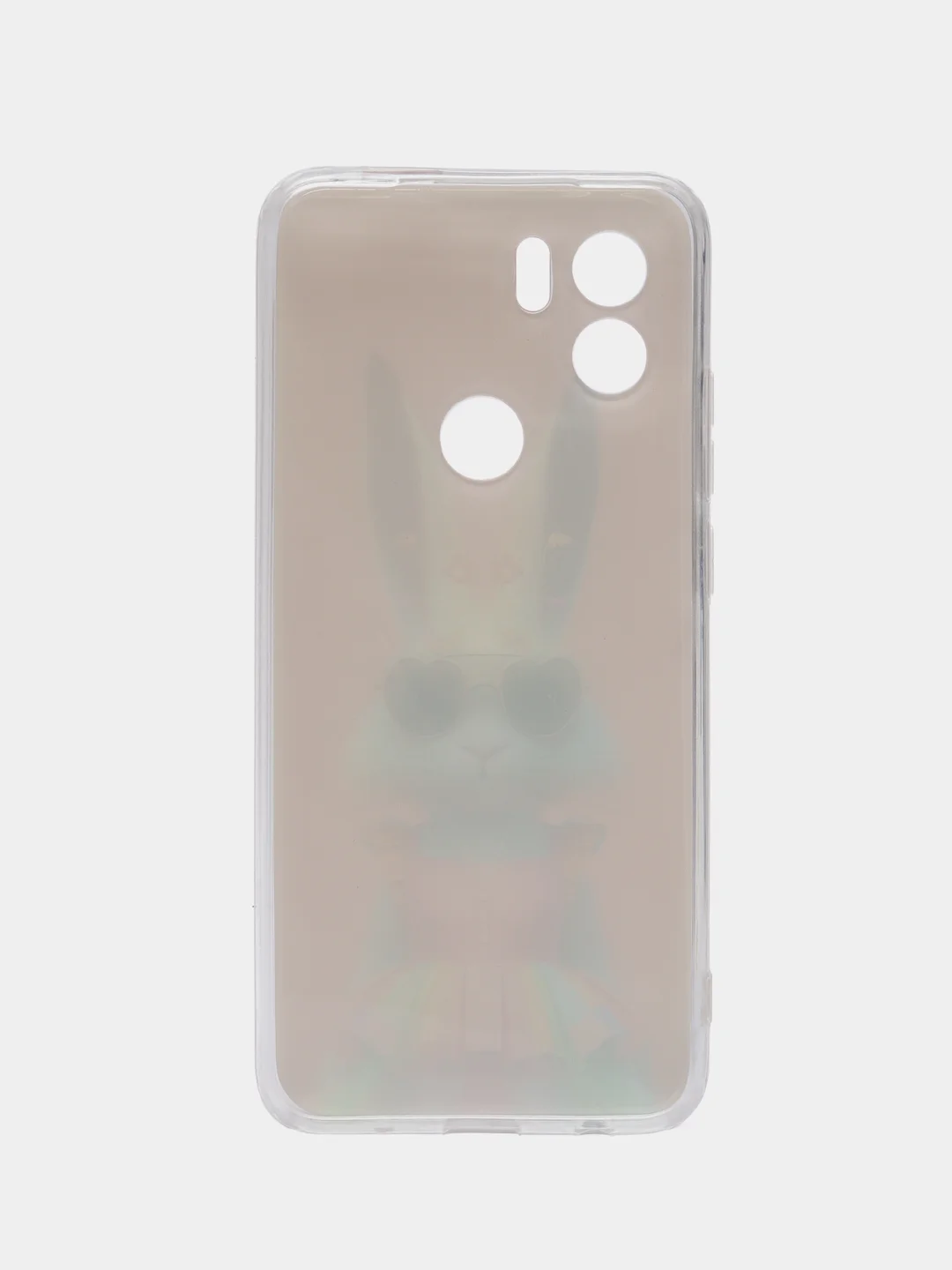 Пудровый чехол для Xiaomi Redmi A2 Plus / A2+, Сяоми Редми А2, силиконовый, с рисунком