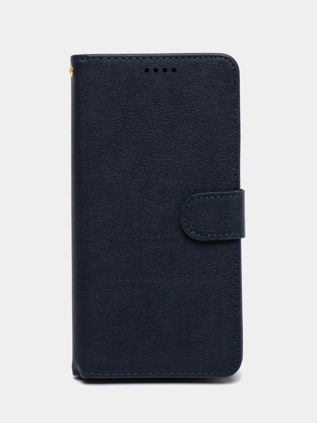 Темно-синий кожаный (PU) чехол книжка Xiaomi Redmi 9T ( Редми 9Т )