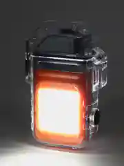 Оранжевый зажигалка, зажигалка электрическая с фонариком