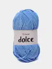 Синий пряжа плюшевая YarnArt Dolce (ЯрнАрт Долче)