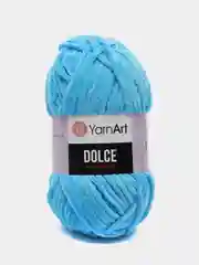 Лазурный пряжа плюшевая YarnArt Dolce (ЯрнАрт Долче)