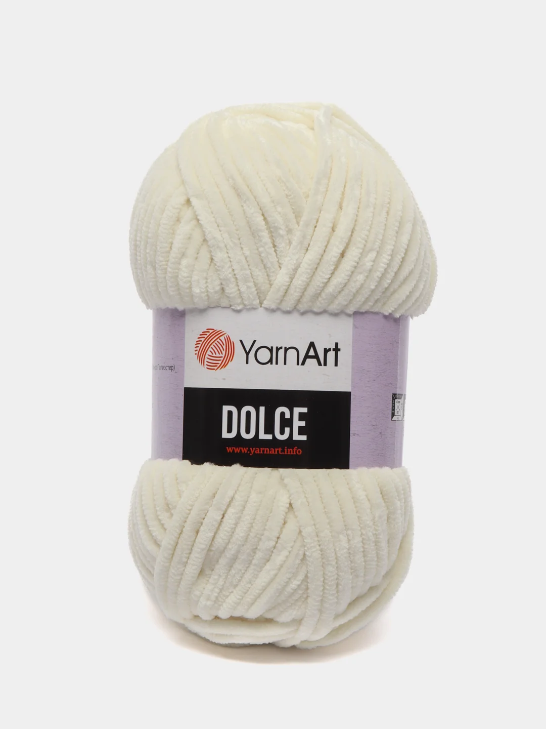 Молочный пряжа плюшевая YarnArt Dolce (ЯрнАрт Долче)