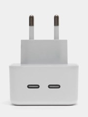 Зарядное устройство для iPhone, iPad, Mac, с двумя портами USB-C PD, 35W, кабель Lightning