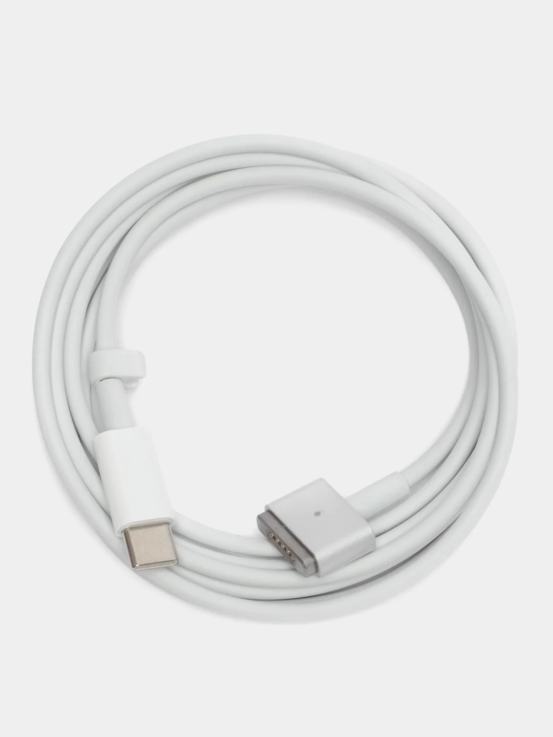 Белый кабель зарядный Type-C/Magsafe 1 (L) и Type-C/Magsafe 2 (T), для Macbook Air/Pro, 1.8 м