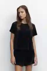 Черный футболка befree домашняя женская