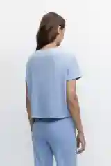Лавандовый футболка befree домашняя женская