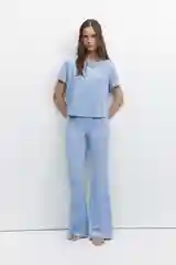 Лавандовый футболка befree домашняя женская