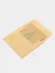 Зеленый открытка крафт мини
