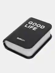 Синий дорожный набор для контактных линз, пинцет и контейнер "Good life"