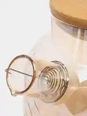 Чайник заварочный с рельефной фактурой, с бамбуковой крышкой, 1000 мл, 1800 мл