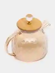 Чайник заварочный с рельефной фактурой, с бамбуковой крышкой, 1000 мл, 1800 мл
