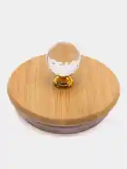 Чайник заварочный, стеклянный, с бамбуковой крышкой, 1000 мл, 1800 мл