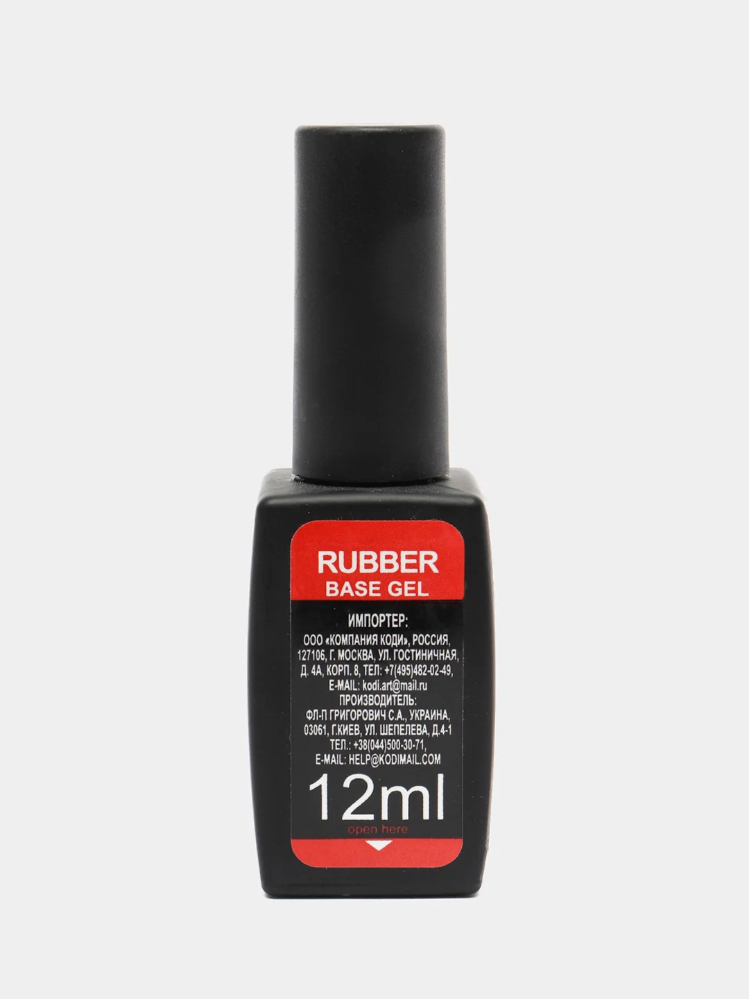 Каучуковая база для гель-лака Kodi Rubber base, 12 мл