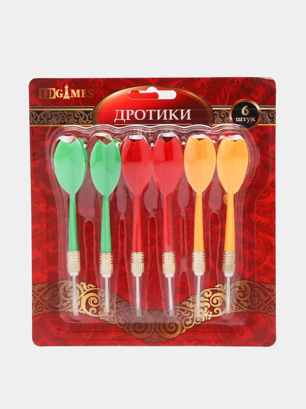 Дротики для дартса, 6 штук