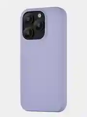 Лавандовый чехол для iPhone 15 Pro uBear Capital Case, MagSafe совместимый, натуральная кожа