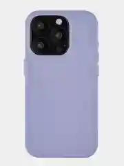 Лавандовый чехол для iPhone 15 Pro uBear Capital Case, MagSafe совместимый, натуральная кожа
