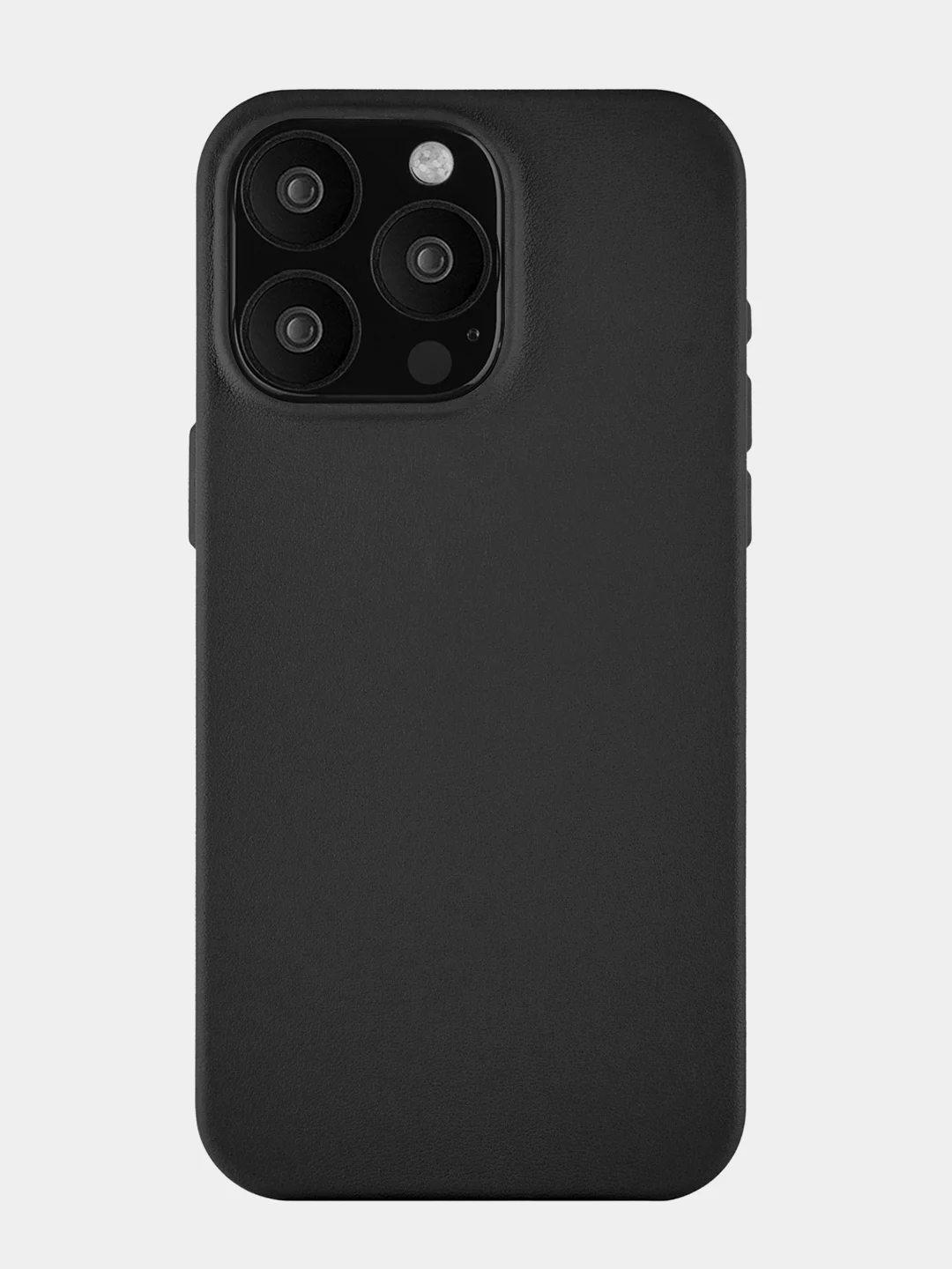 Серый чехол для iPhone 15 Pro Max uBear Capital Case , MagSafe совместимый, натуральная кожа