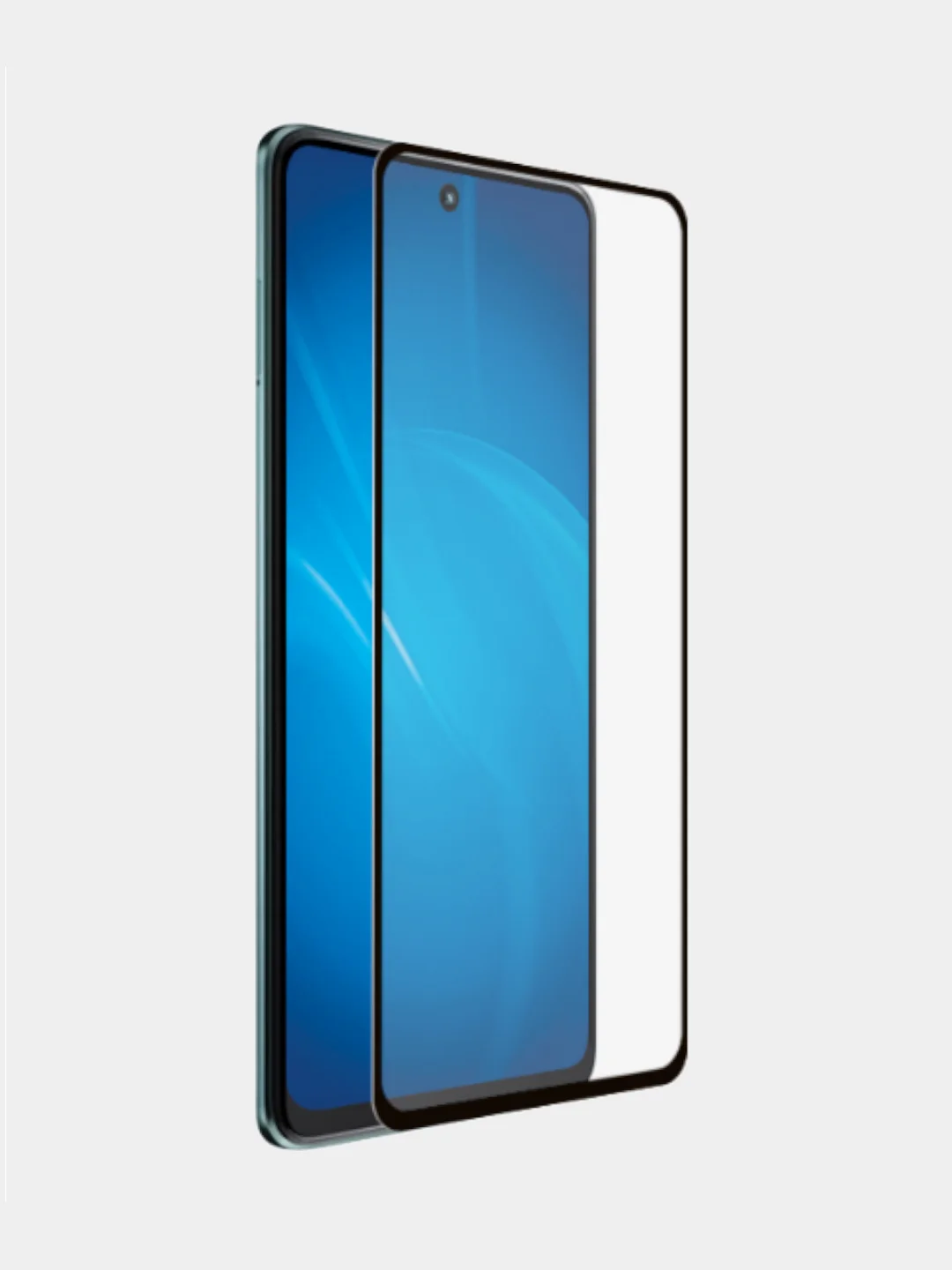 Угольный защитное стекло 9D для Samsung Galaxy S21 FE, Самсунг Галакси С21 ФЕ