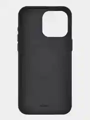 Черный чехол для iPhone 15 Pro Max uBear Capital Case , MagSafe совместимый, натуральная кожа