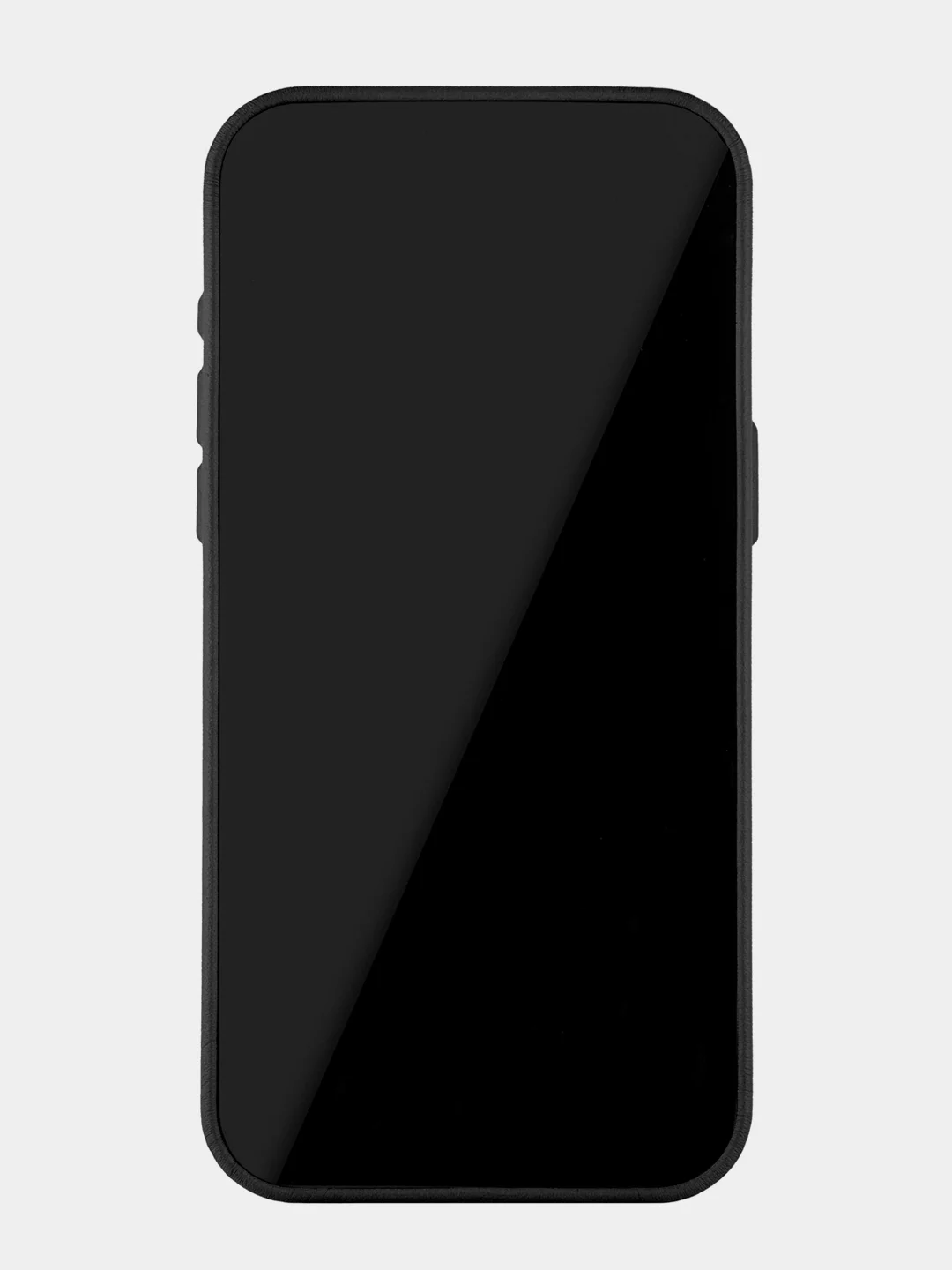 Черный чехол для iPhone 15 Pro Max uBear Capital Case , MagSafe совместимый, натуральная кожа