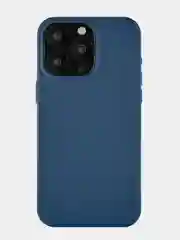 Темно-синий чехол для iPhone 15 Pro Max uBear Capital Case , MagSafe совместимый, натуральная кожа