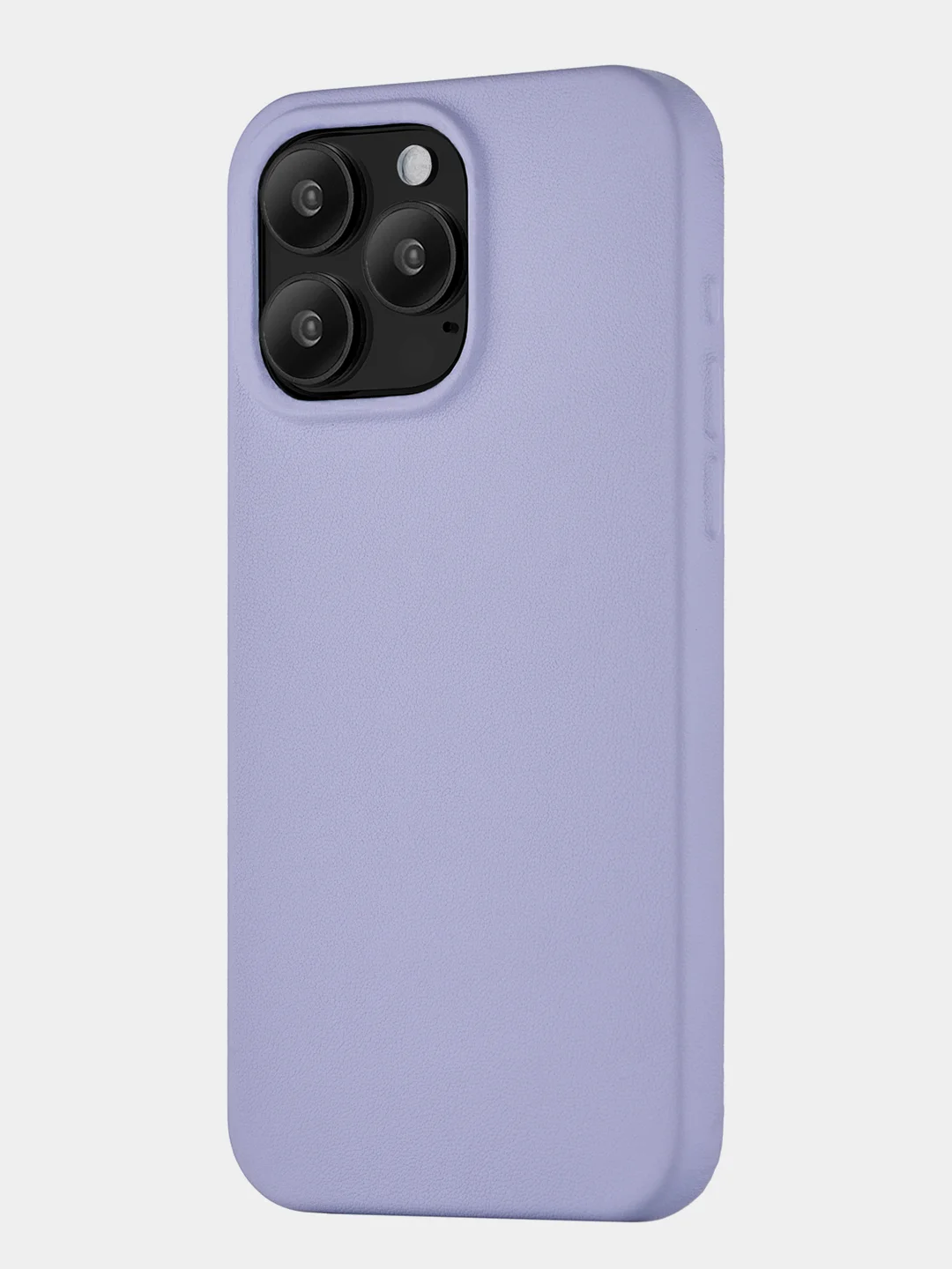 Лавандовый чехол для iPhone 15 Pro Max uBear Capital Case , MagSafe совместимый, натуральная кожа