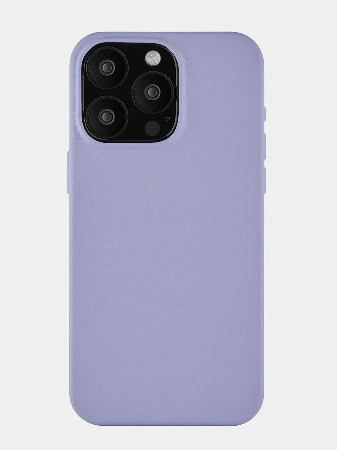 Лавандовый чехол для iPhone 15 Pro Max uBear Capital Case , MagSafe совместимый, натуральная кожа