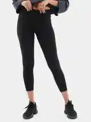 Черный легинсы женские спортивные Active, лосины черные, домашние