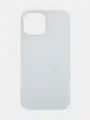 Небесно-голубой чехол для Apple iPhone 15 силиконовый ROSCO матовый с микрофиброй, бортиком защитой камер