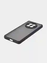 Черный чехол для Huawei Mate 50 пластиковый ROSCO противоударный с силиконовой окантовкой