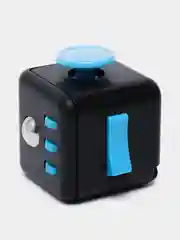 Темно-синий кубик-антистресс Fidget Cube (фиджет куб) игрушка развивающая, тактильная, сенсорная