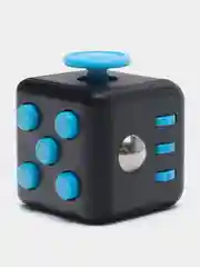 Темно-синий кубик-антистресс Fidget Cube (фиджет куб) игрушка развивающая, тактильная, сенсорная