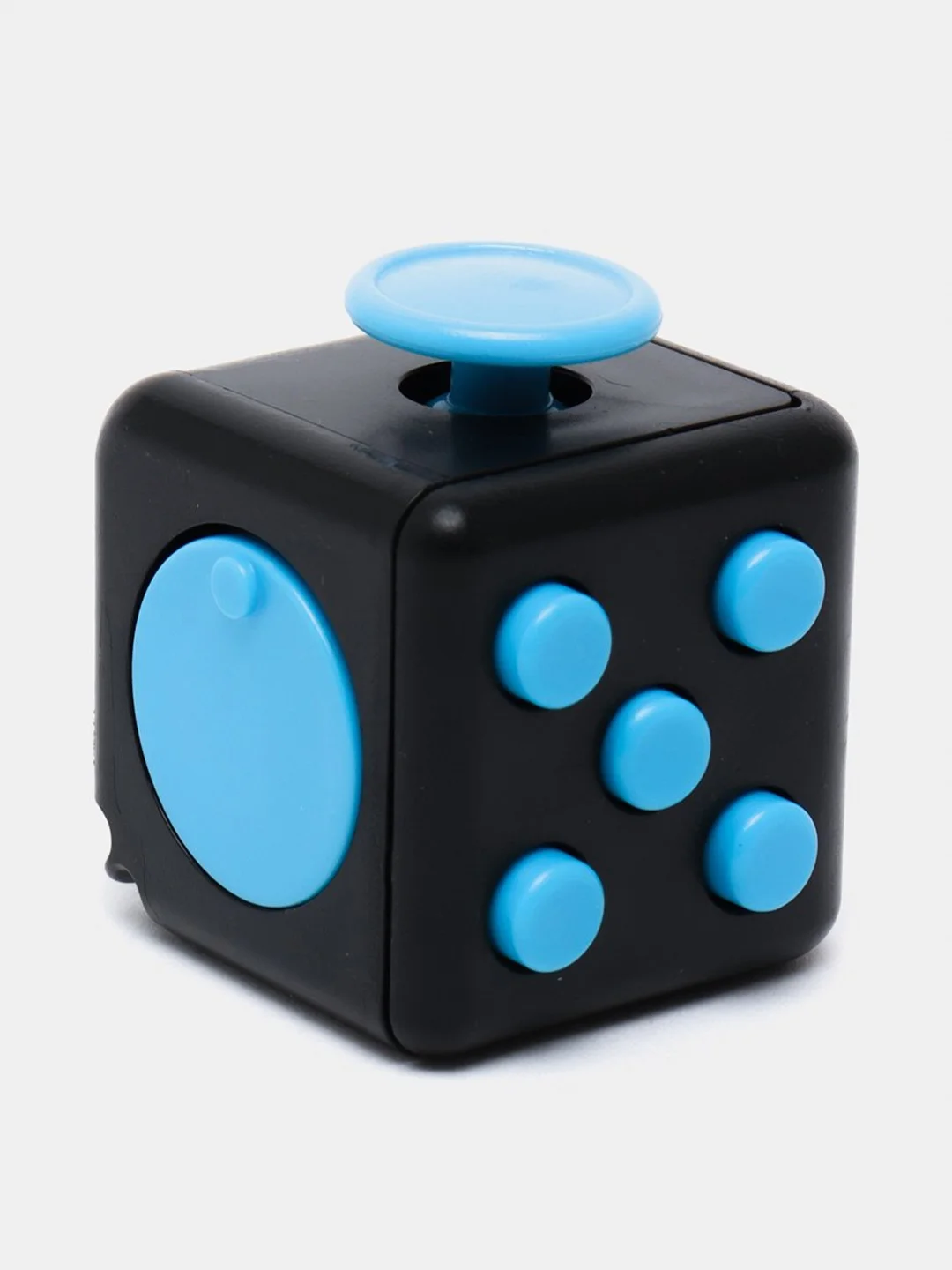 Темно-синий кубик-антистресс Fidget Cube (фиджет куб) игрушка развивающая, тактильная, сенсорная
