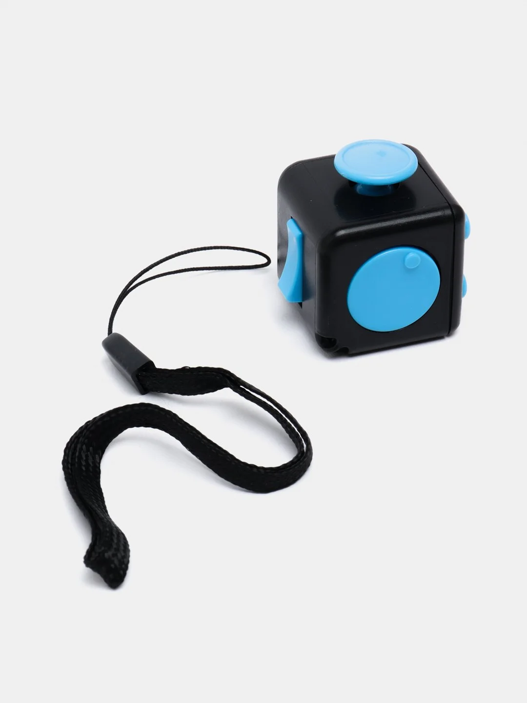 Темно-синий кубик-антистресс Fidget Cube (фиджет куб) игрушка развивающая, тактильная, сенсорная