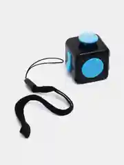 Темно-синий кубик-антистресс Fidget Cube (фиджет куб) игрушка развивающая, тактильная, сенсорная