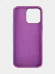 Фиолетовый чехол для Apple iPhone 15 Pro Max силиконовый ROSCO матовый с мягкой подкладкой микрофибра