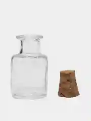 Коралловый стеклянные маленькие баночки, пробники с крышкой, объем 0,7/1/1,5/2/3/4/10/17/20/30 мл