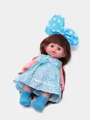 Голубой кукла музыкальная