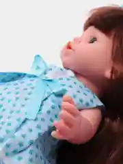 Голубой кукла музыкальная